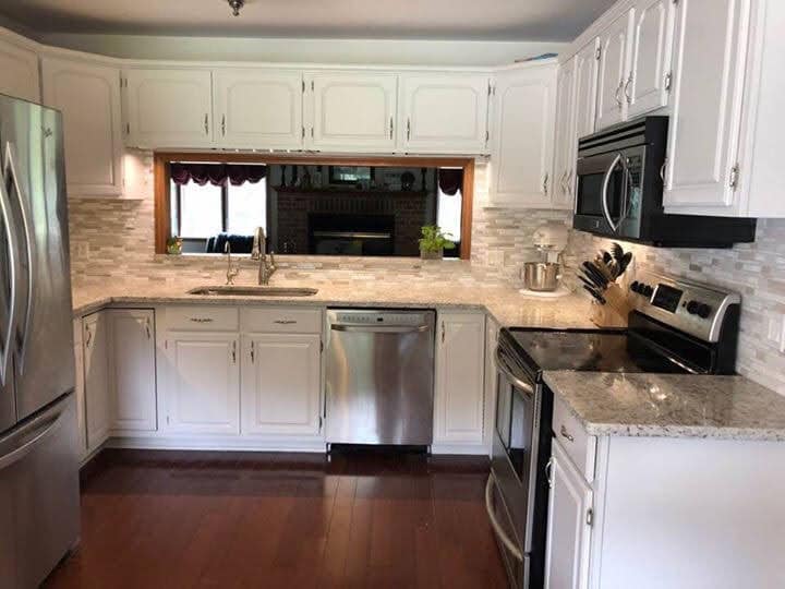 Inside A Toledo Kitchen Cabinet Refinishing & Painting Project